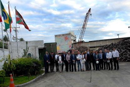 Una delegación de empresas vascas en Brasil visita el Grupo Vicinay
