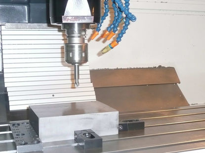 Fresado en desbaste de cajeras en titanio Ti6Al4V