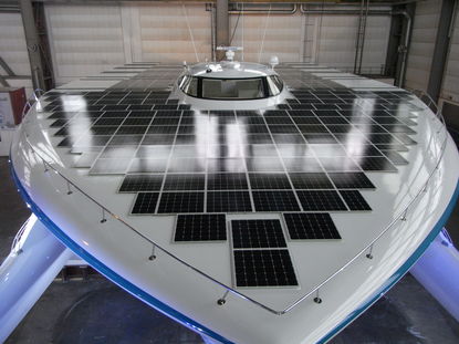 El barco solar más grande del mundo