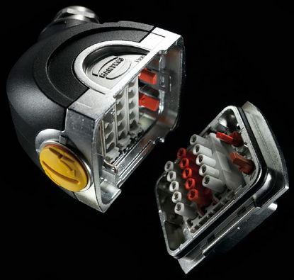 Conector industrial flexible, seguro y fiable