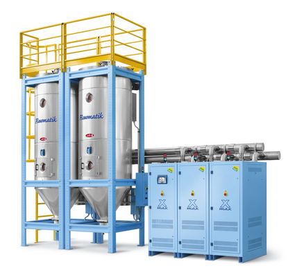 Sistema de secado para plásticos, especialmente PET