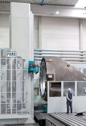 Fresadoras-mandrinadoras para piezas de aerogeneradores