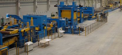 Línea de aplanado y corte para una nueva generación de bobinas