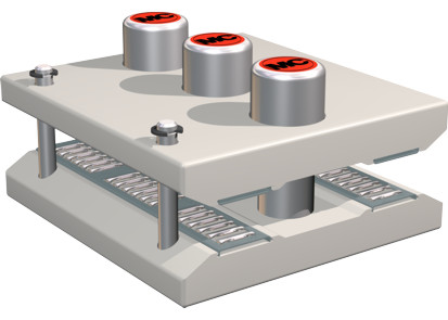 Conectores de montaje en bastidor y conector en horquilla