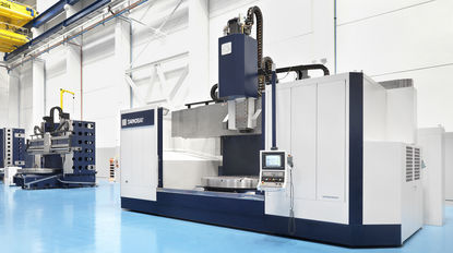 Centro de torneado vertical para mecanizado de piezas de gran tamaño