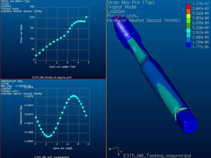 Programa informático de simulación para herramientas de roscado