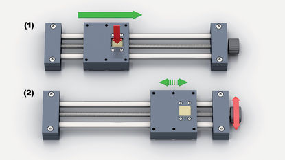 Tuerca libre a presión para roscas trapezoidales autolubricadas