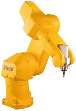 Robot para el mecanizado con husillo integrado en el antebrazo