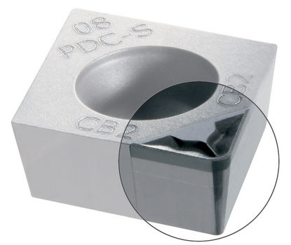 Plaquitas de diamante con rompevirutas hecho por láser