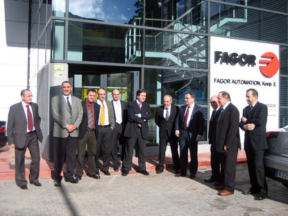 Un consejero del Gobierno Vasco visita Fagor Automation