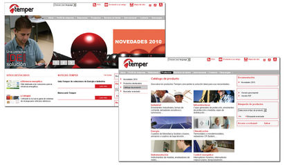 Temper lanza su nueva página web