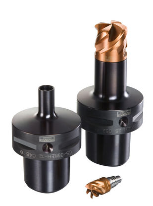 Portaherramientas integrados para fresas de cabezas intercambiables