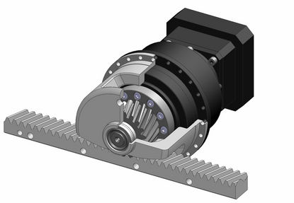 Accionamiento de piñón cremallera de Brotomatic