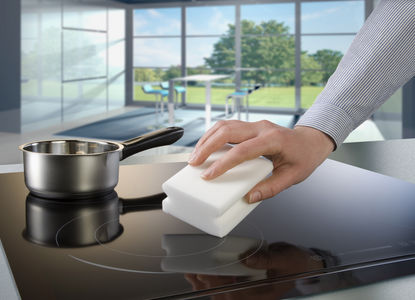 Nueva versión de limpieza de espuma de resina melanímica