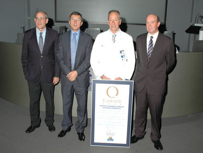 El Hospital Galdakao-Usansolo recibe la Q oro