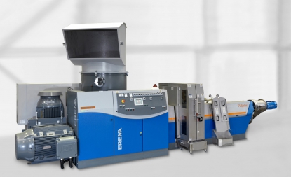 Sistema de extrusión Erema que amplía el alcance del reciclaje