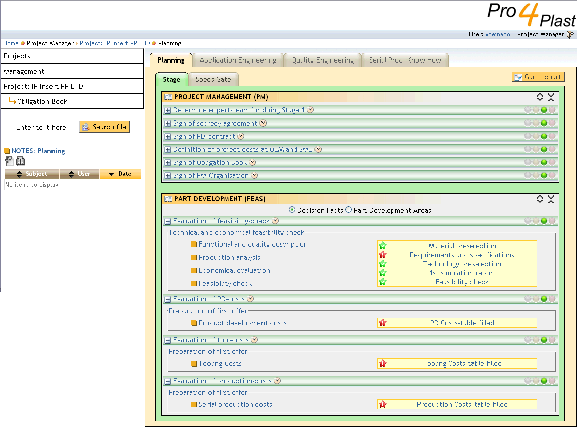 PDGS (Product Development Guidance System Software)