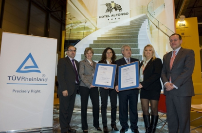 TÜV Rheinland entrega diferentes certificados durante la celebración de Fitur