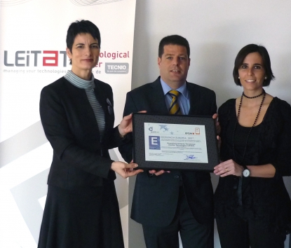 El Club Excelencia en Gestión entrega el Sello de Excelencia Europea 300+ al Centro Tecnológico Leitat