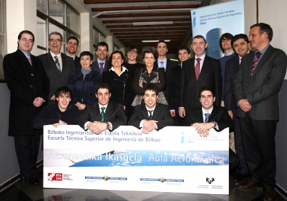 IX Promoción del Aula Aeronáutica de la Escuela Técnica Superior de Ingeniería de Bilbao