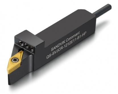 Sistema portaherramientas con refrigerante de alta presión