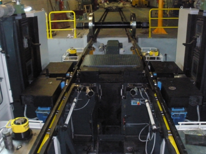 Innovador torno bajo piso para el reperfilado de trenes