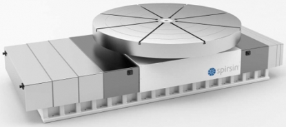 Mesa giratoria hidrostática con movimiento lineal de Spirsin