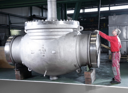 Ampo ha diseñado y fabricado para Shell la mayor válvula de bola criogénica del mundo