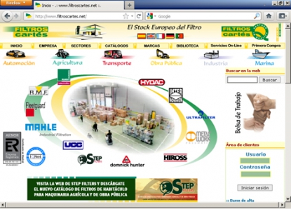Filtros Cartés enfoca su web para el servicio al cliente