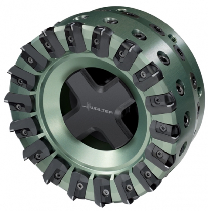 Fresa de alta velocidad con cartuchos PCD