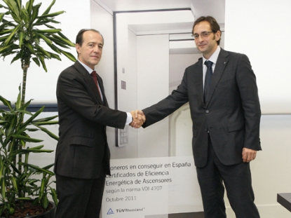 Thyssenkrupp, primera empresa en España en certificar sus ascensores en eficiencia energética