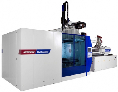 Inyectora de grandes dimensiones de Wittmann Battenfeld