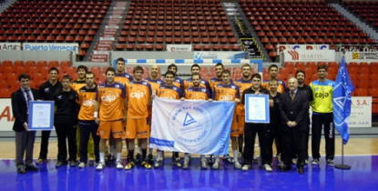 Balonmano Aragón obtiene las certificaciones TÜV Rheinland ISO 9001 e ISO 14001