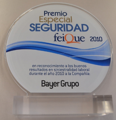 Cuatro fábricas de Bayer obtienen el Premio a la Seguridad Feique 2010