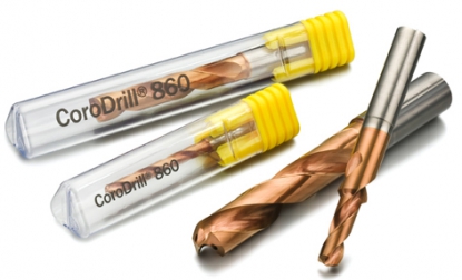 Broca de metal duro para una alta velocidad de trabajo en componentes de acero