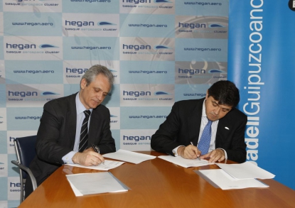 Hegan firma con Banco Sabadell un acuerdo para facilitar financiación al sector aeroespacial vasco