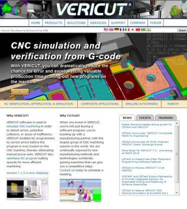 El sitio web de CGTech se moderniza