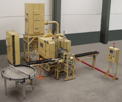 Granalladora y sistema de acabado