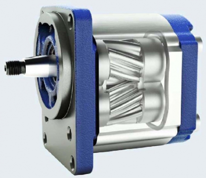 Bomba de engranajes externos silenciosa