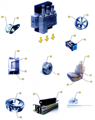 Dosificadores volumétricos de accionamiento neumático para grasa de Intza