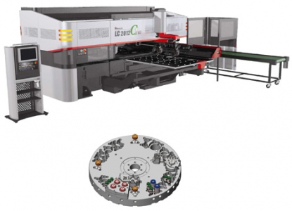 Máquina combinada láser-punzonadora; unidad de conformado de Amada