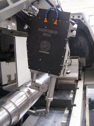 Medidor de gran campo para el rectificado Protomar de Marposs