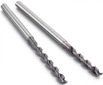 Brocas de alto rendimiento para microagujeros de hasta 12 veces el diámetro de la broca