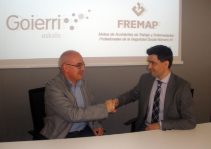 Goierri Eskola firma un convenio de colaboración con Fremap