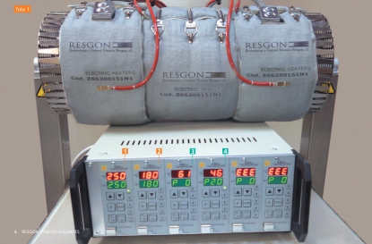 Mantas aislantes para cilindros de plastificación