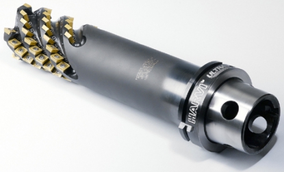 Conexión de husillo que maximiza el arranque de viruta