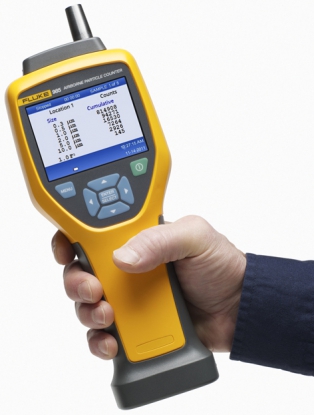 Contador de partículas para medidas de calidad del aire en interiores en un dispositivo ligero y resistente