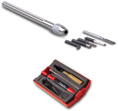 Cuchillas intercambiables para el desbarbado y raspado de herramientas