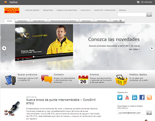 Sandvik Coromant presenta su nueva página web corporativa