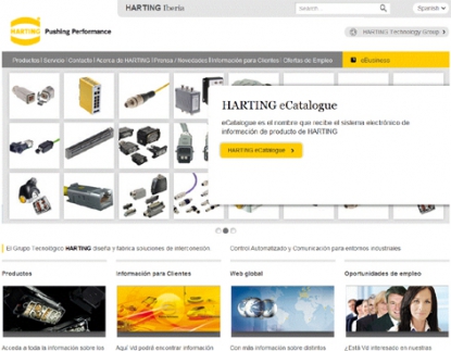 El Grupo Tecnológico Harting rediseña su página web
